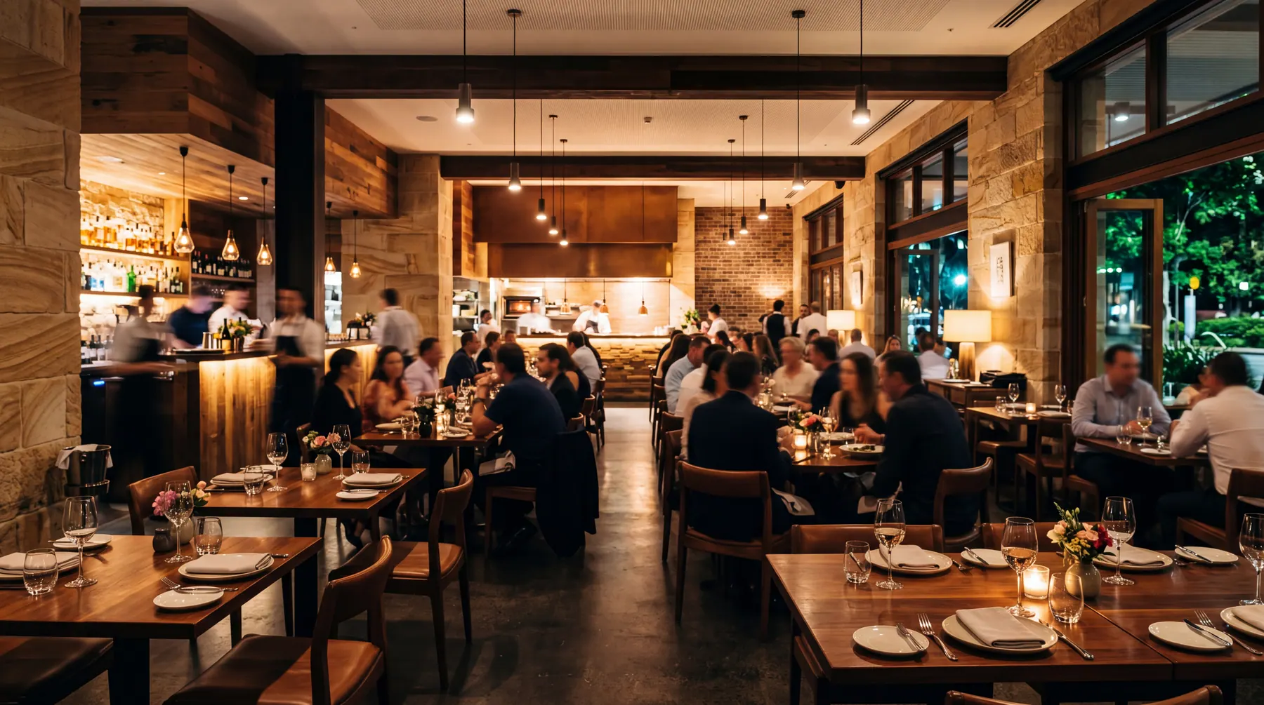 Brisbane restaurant editorial imagery