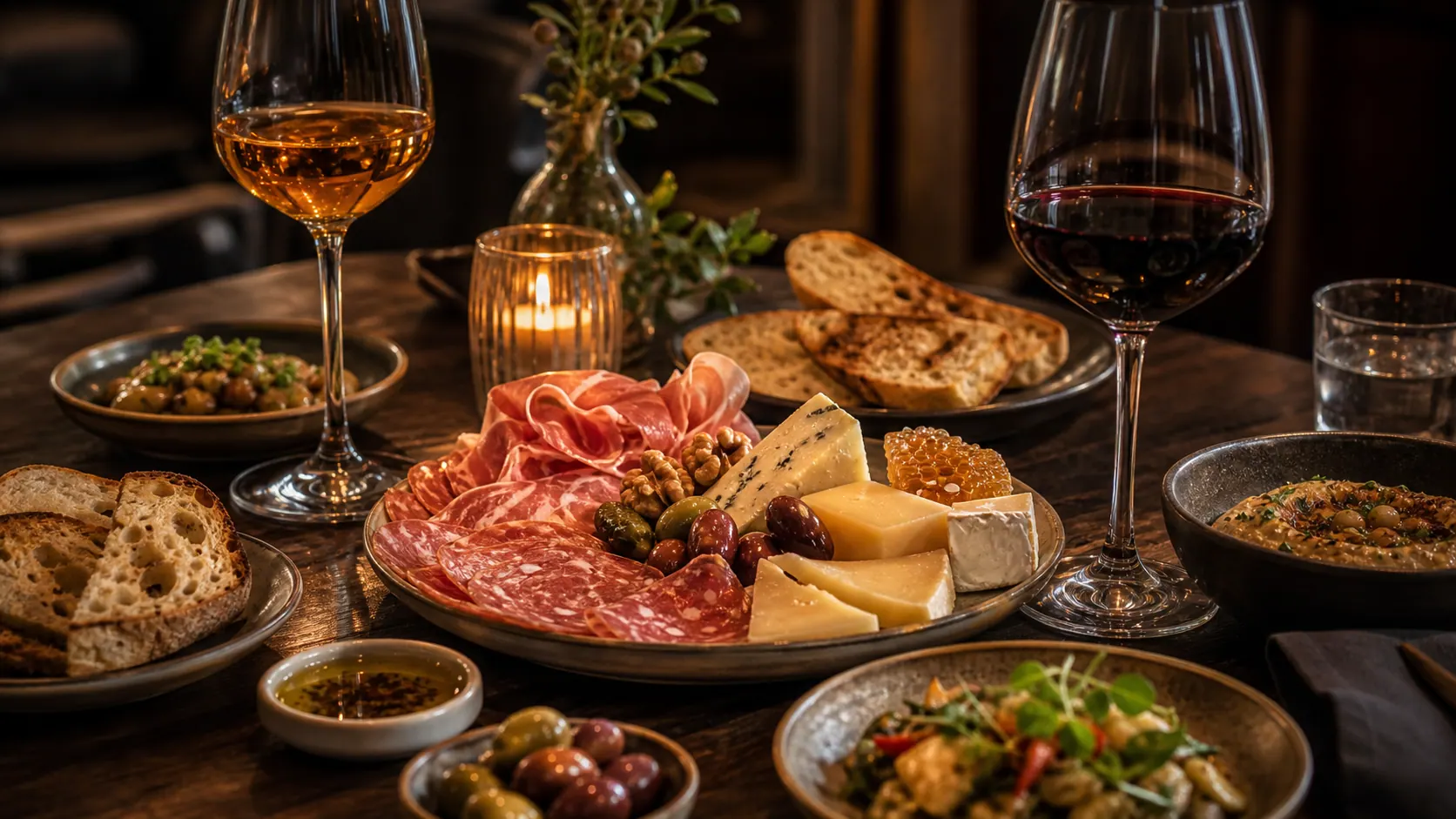 Wine bar dining in Brisbane