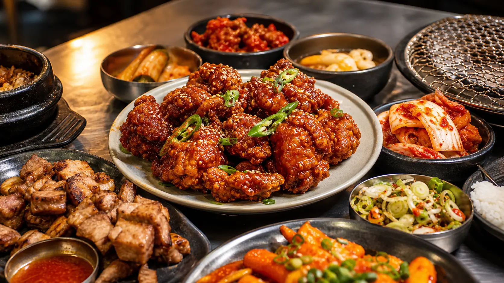 Korean dining in Brisbane - illustrative editorial image