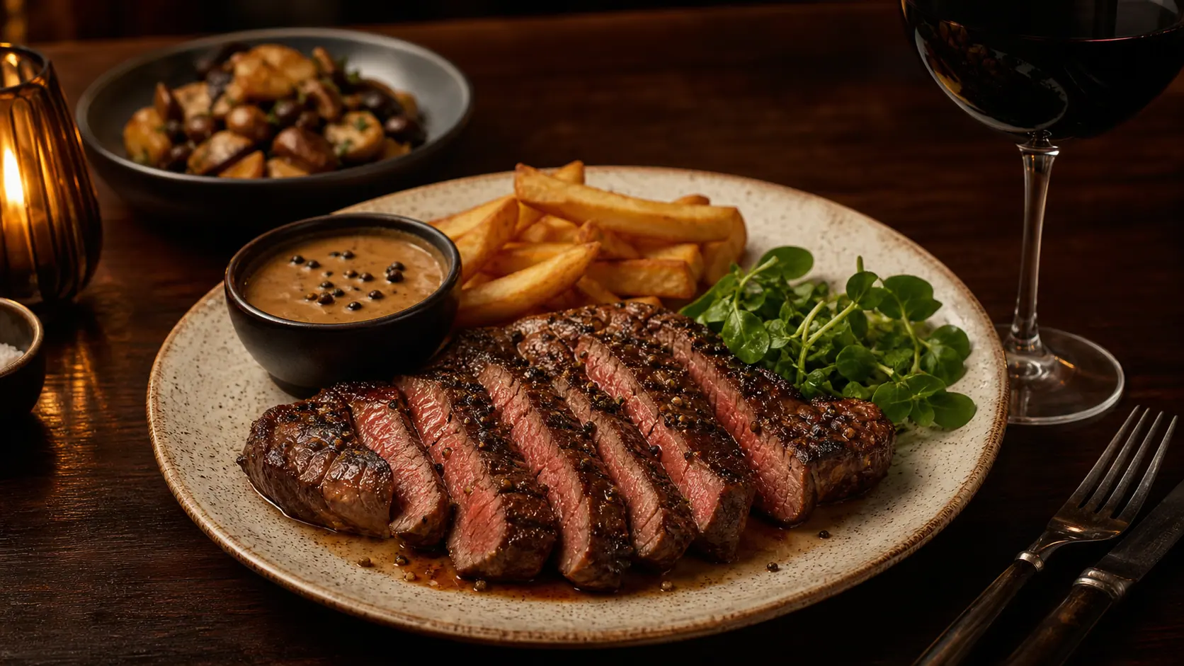 Steakhouse dining in Brisbane - illustrative editorial image
